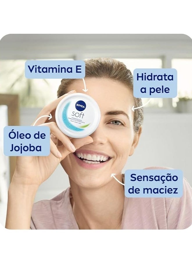 Nivea - Nivea Soft Refreshingly Soft Moisturizing Cream - 100Ml - Image 1