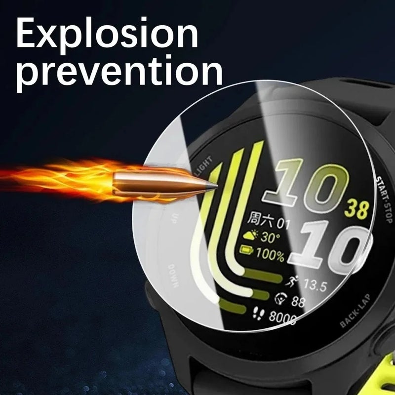 4-1Pcs Tempered Glass Screen Protector for Garmin Forerunner 170 Watch HD Clear Anti-scratch FIlm for Garmin Forerunner 70/170 - Image 3