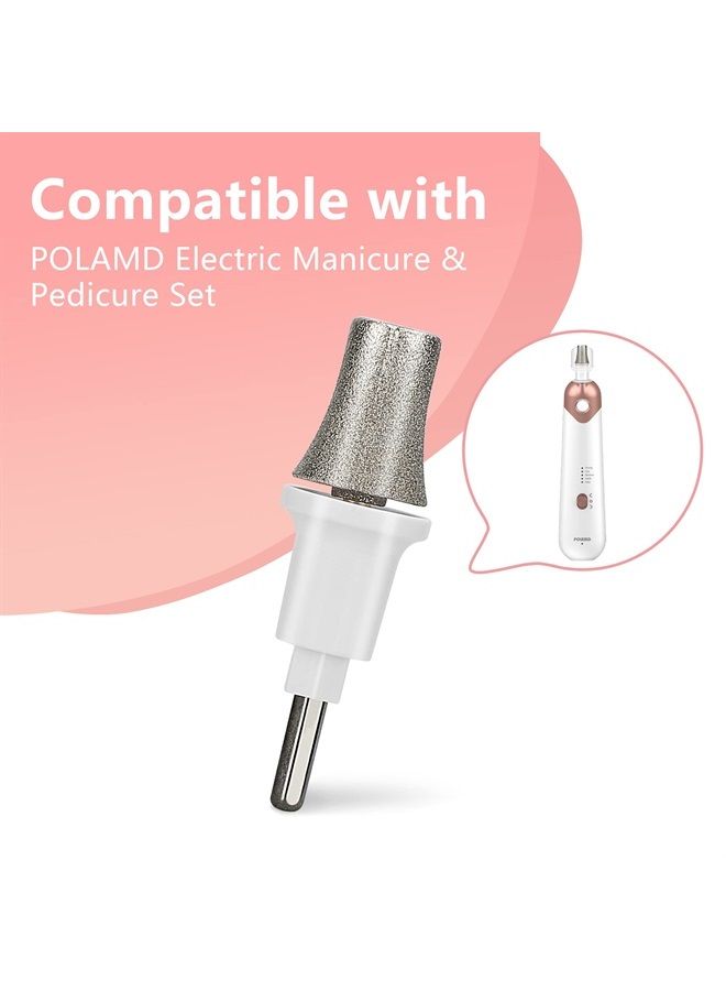 POLAMD Sapphire Callus Sander, Nail Drill Bit for POLAMD Professional Manicure Pedicure Set for Removing Calluses and Dead Skin on Hands, Feet and Heel(Device not Included) - Image 4