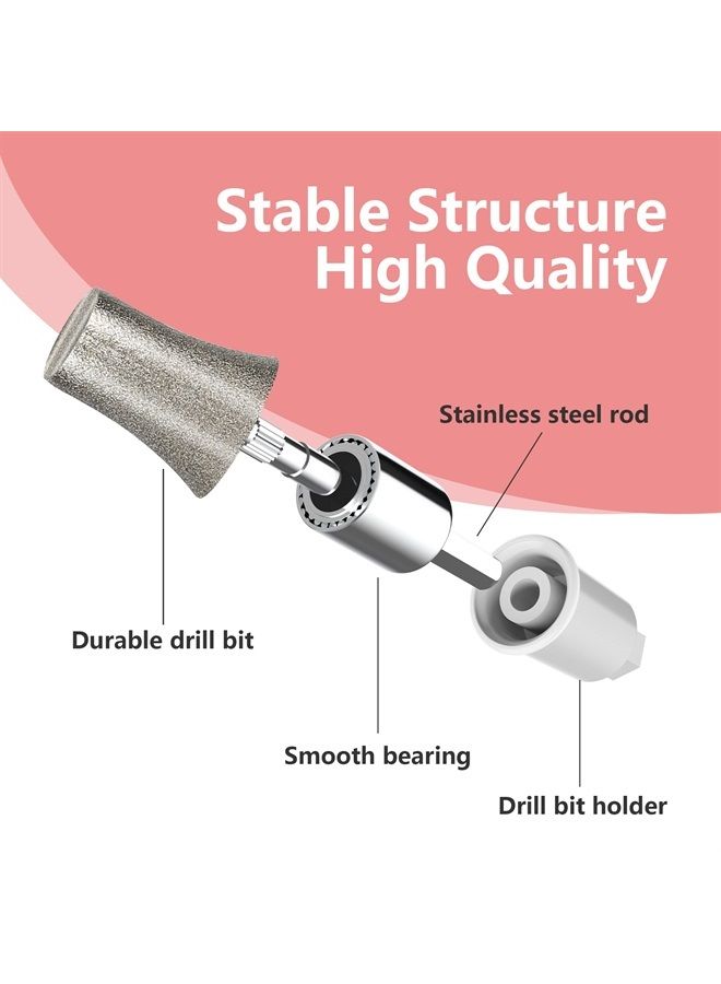 POLAMD Sapphire Callus Sander, Nail Drill Bit for POLAMD Professional Manicure Pedicure Set for Removing Calluses and Dead Skin on Hands, Feet and Heel(Device not Included) - Image 5