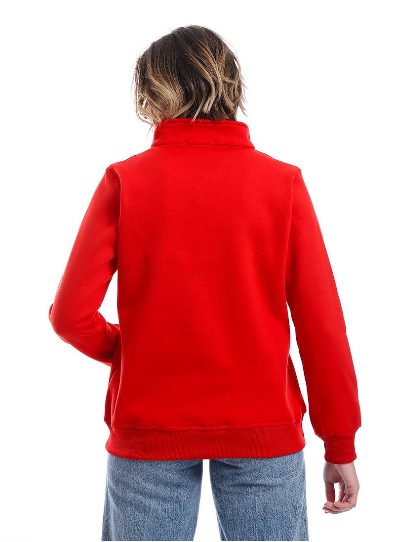 Caesar - Women Closed Hoodie With Front Zipper - Image 1