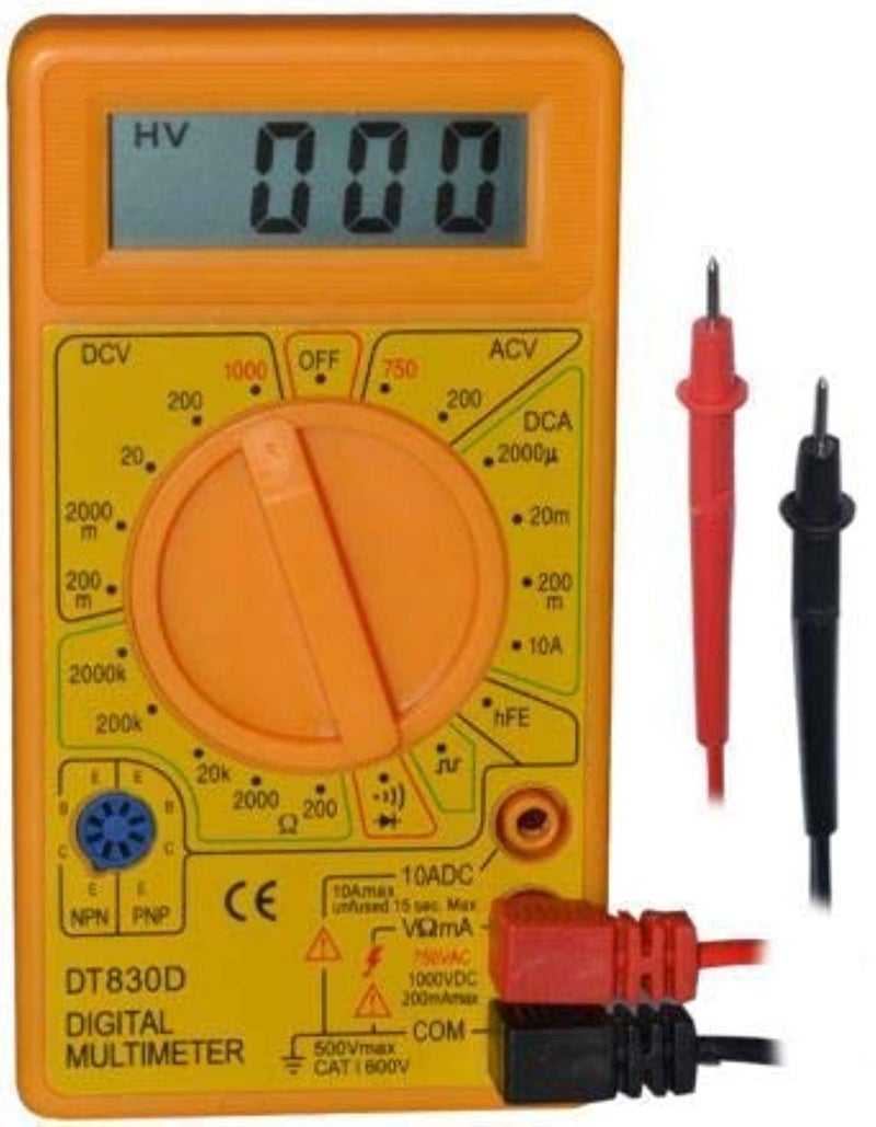 DIGITAL LCD MULTIMETER VOLTMETER AMMETER VOLT OHM METER for VOLTAGE TESTER