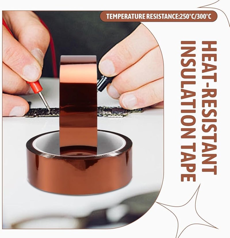 3D Printing Board Protection Tape 30mm x 33M Metal Traceless Adhesive Insulation Roll - Image 5