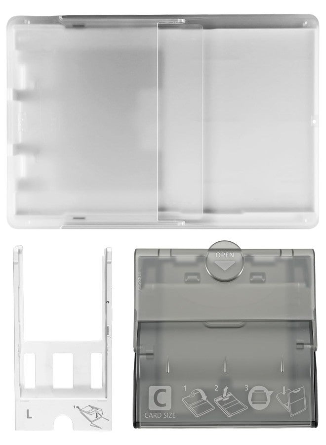 Qnbes 3/5/6 Inch Paper Trays Compatible with Canon Selphy CP1500 CP1300 CP1200 CP910 CP900 - Photo Paper Size Positioner + Paper Feed Assist Tray - Image 1