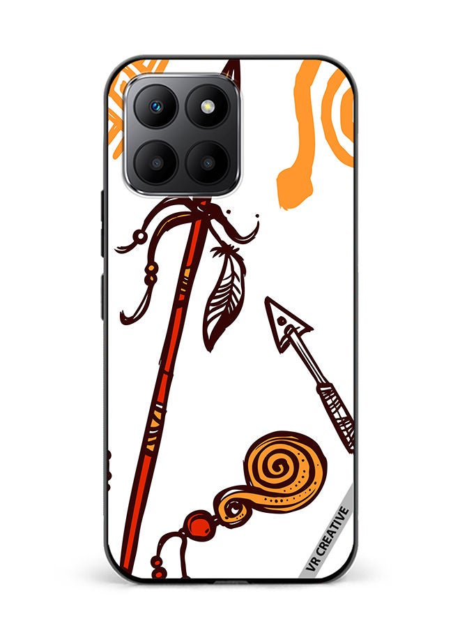 VR CREATIVE Protective Case Cover For Honor 70 Lite African Spear Design Multicolour - Image 1