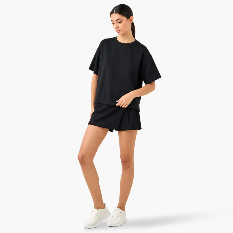 ADOT by Splash Knot Detail Skort with Elasticated Waistband