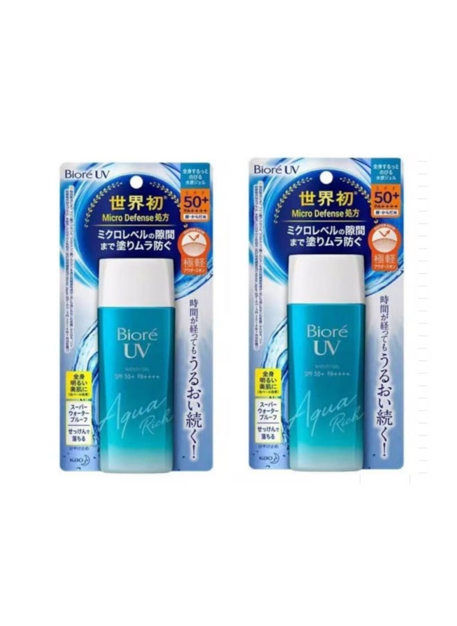 BIORÉ UV Aqua Rich Watery Gel Sunscreen SPF 50+ Pa++++90g,Pack of 2 - pzsku/Z1D5258A22951ED1C3519Z/45/_/1728019917/398bbe32-4dc9-4591-a3b5-6216fccd6a71