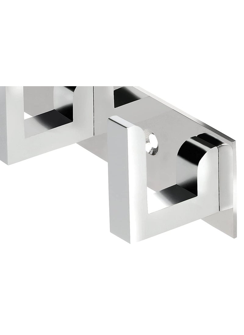Goldfinch Goldfinch Stainless Steel Classy 6 Pin Door Wall Hooks Pack of 6  - Image 2