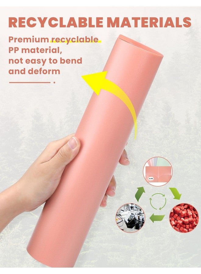 SUNEE Folders With Pockets, 5 Pack Recycled File Folders Fit 8.5X11 Letter Size Paper, Pocket Folders For School, Plastic Folders With Pockets And Business, Vintage Colors - Image 2