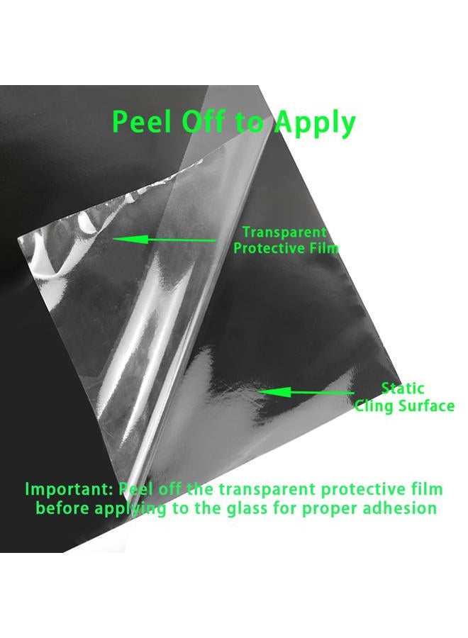 CICK SEED Fish Tank Aquarium Background - Black, Electrostatic Adhesion, Glue-Free, Easy Installation, Traceless Removal, Size 15.7 X 39 Inch - Image 5
