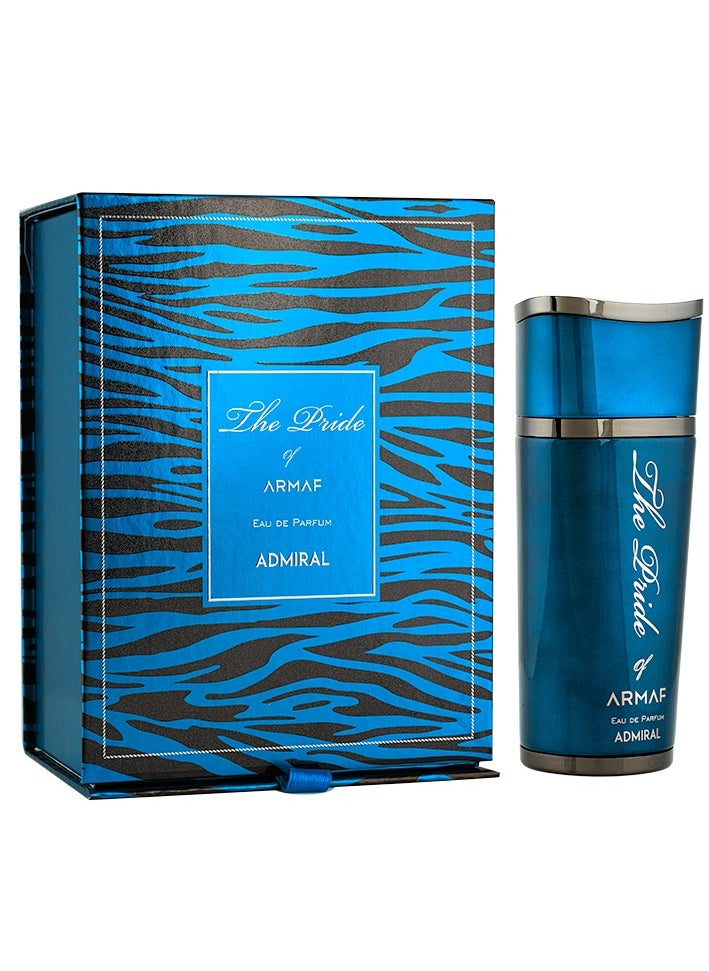 Armaf - Armaf Perfume for Men, The Pride of Armaf Eau De Parfum Admiral 100ml Blue, Long Lasting Fragrance, Perfumes, For Him - Image 1