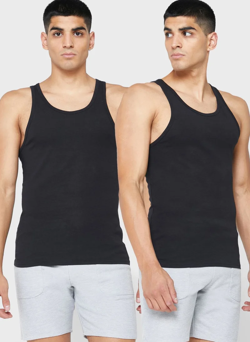 CALVIN KLEIN 2 Pack Essential Tanks