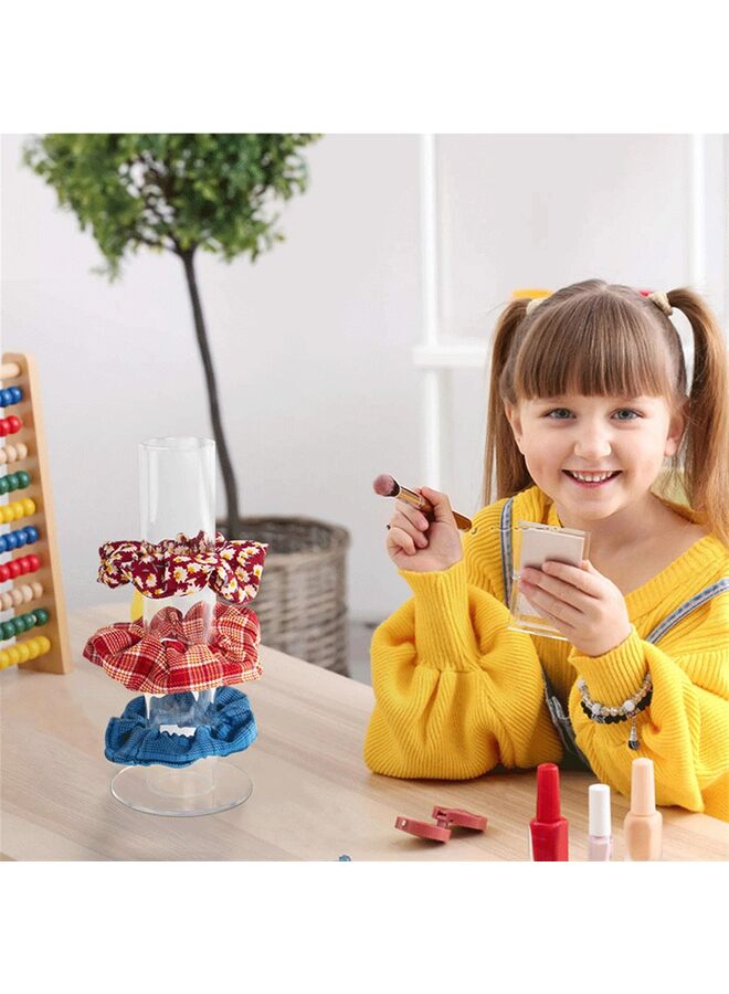 2PCS Acrylic Scrunchie Holder Organizer?Hair Ties Display stand,Organizer for Bracelets Bangle Watchs - Image 2