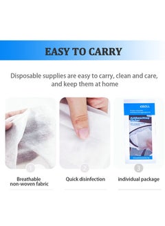 GECLL Anti-Fog Glasses Wipes, 40 Packs Individually Wrapped Lens Cleaning Wipes for Eyeglasses, Tablets, Camera Lenses, Cell Phone Laptop Screens, Keyboards and Delicate Surfaces  - Image 2
