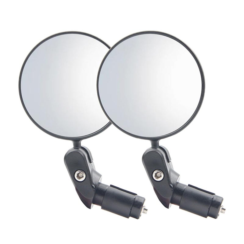 360 Degree Adjustable Rotatable Bike Handlebar Mirrors with Wrench for Mountain Road E Bike Safety Cycling Accessories - Image 2