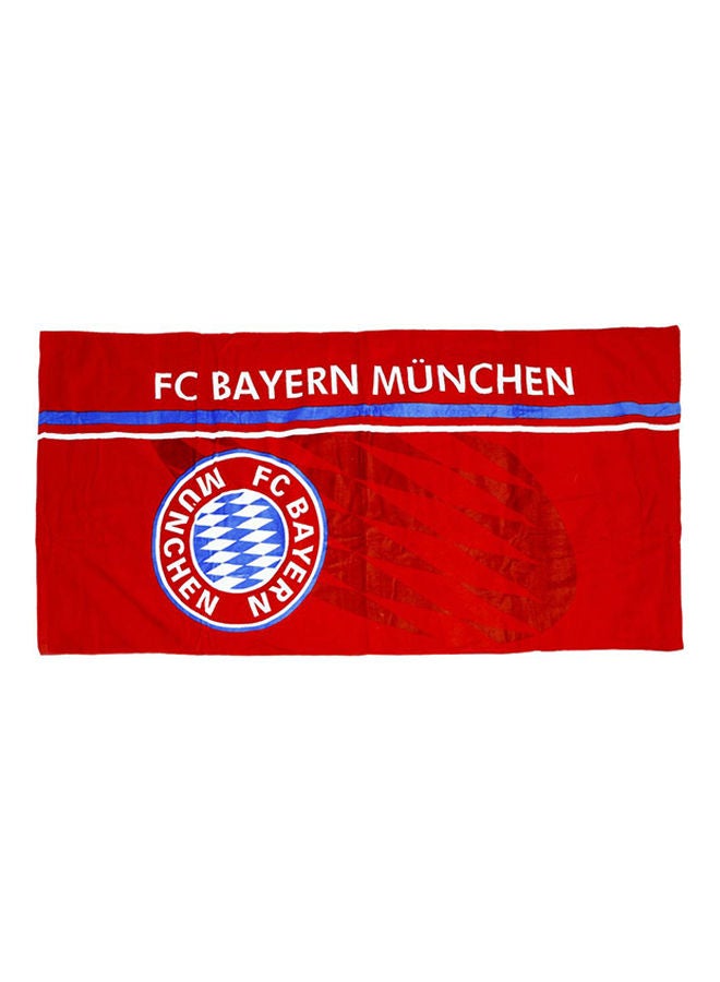 نيبمينينت منشفة نادي بايرن ميونخ لكرة القدم للإستحمام والشاطئ أحمر - Image 1