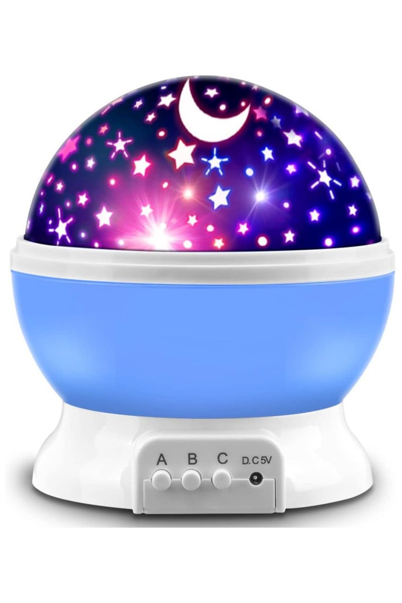 أباجورة رومانسية سكاي ستار ماستر بإضاءة نجوم ليد ‏USB لغرفة نوم الأطفال هدية مثالية للأعياد وحفلات عيد الميلاد متعددة الألوان - Image 1