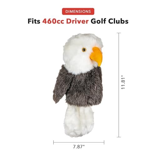 Daphne's Headcovers Eagle Driver Headcover | Premium Driver Headcovers | Funny Golf Club Covers | Stylish Protection for Your Clubs | Men's Golf Gear | Driver Headcover for Men and Women - Image 3