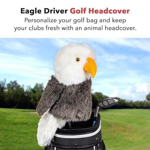 Daphne's Headcovers Eagle Driver Headcover | Premium Driver Headcovers | Funny Golf Club Covers | Stylish Protection for Your Clubs | Men's Golf Gear | Driver Headcover for Men and Women - Image 2