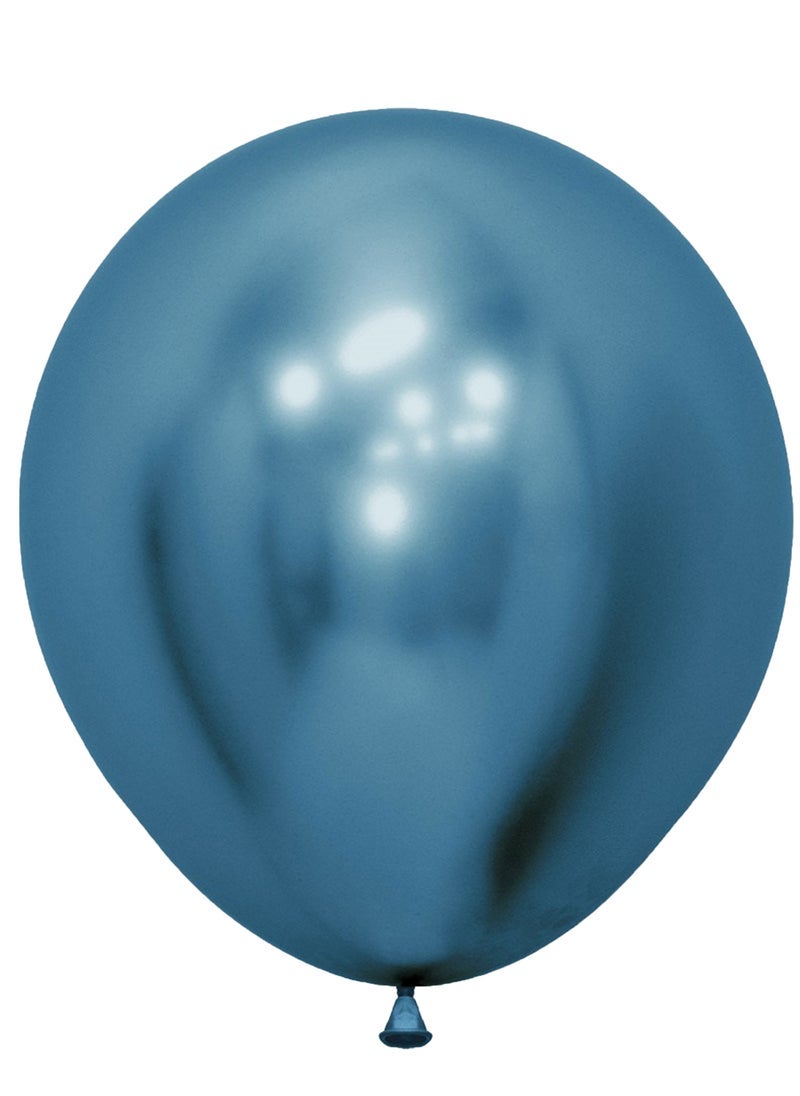سيمبرتكس بالونات لاتكس متنوعة الألوان بالونات نابضة بالحياة بألوان مختلفة مثالية لأعياد الميلاد والحفلات وحفلات الزفاف والاحتفالات متينة وسهلة النفخ لديكورات المناسبات الممتعة (اللون الأزرق) - Image 1