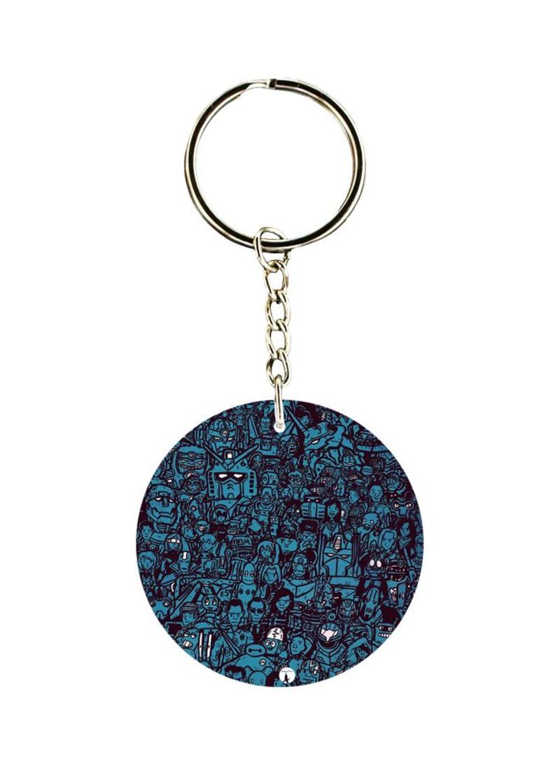 Printed Double Sided Keychain