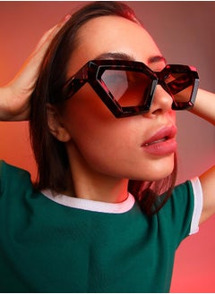 Haute Sauce The Tortoise Shell Geometrical Sunglasses  - Image 3