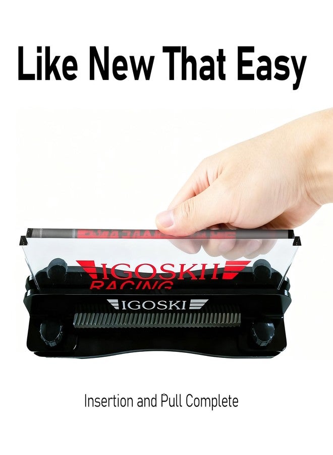 IGOSKI Wax Scraper Tuner - Repair, Recover and Sharpen Your Ski or Snowboard Waxing Tools(Black) - Image 2