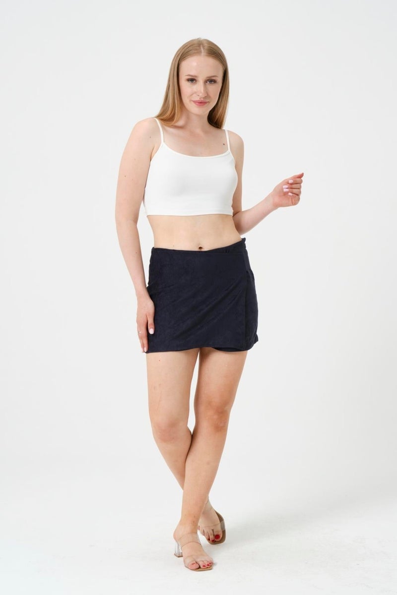 RICH Navy Blue Shorts Skirt  - Image 1