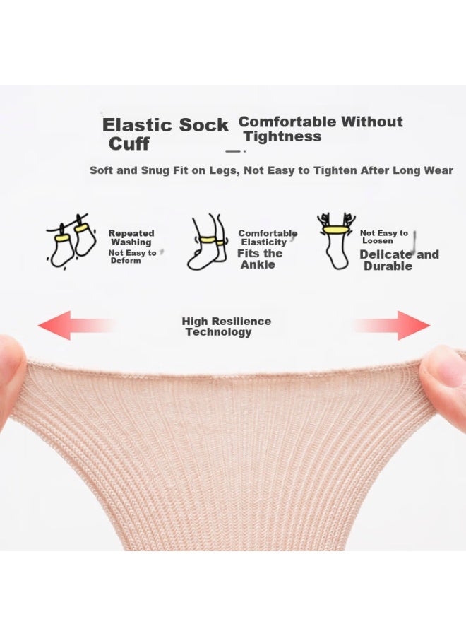 9i9 Baby Long Tube Socks Spring Children's Socks 2 Pairs Non-slip Dot Walking Floor Socks Newborn Infant Socks S - Image 1