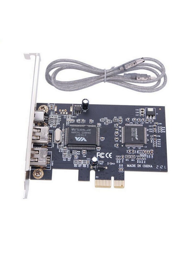 Generic - PCI-E 1394 DV Capture Card, PCIE Bus 3 mouthfuls - Image 1