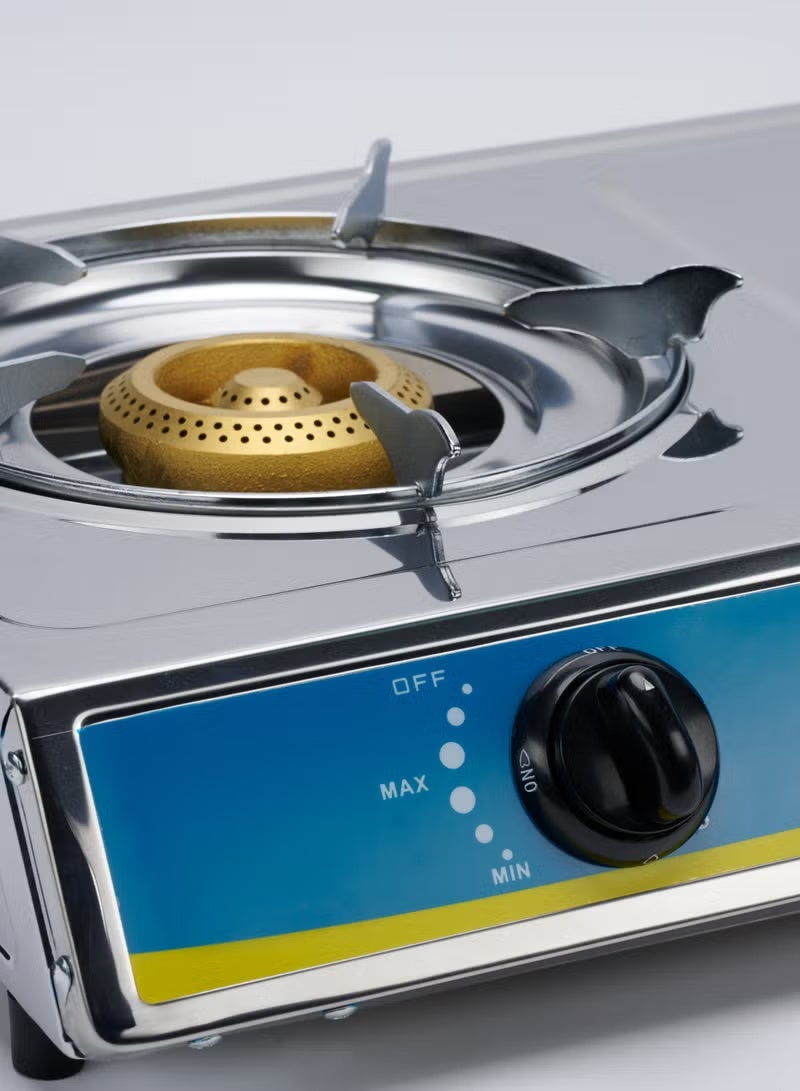 DOMEA 2 Burner Gas Stove with Auto Ignition | Stainless Steel Top, Efficient Flame Control, Durable & Compact Design - Image 2