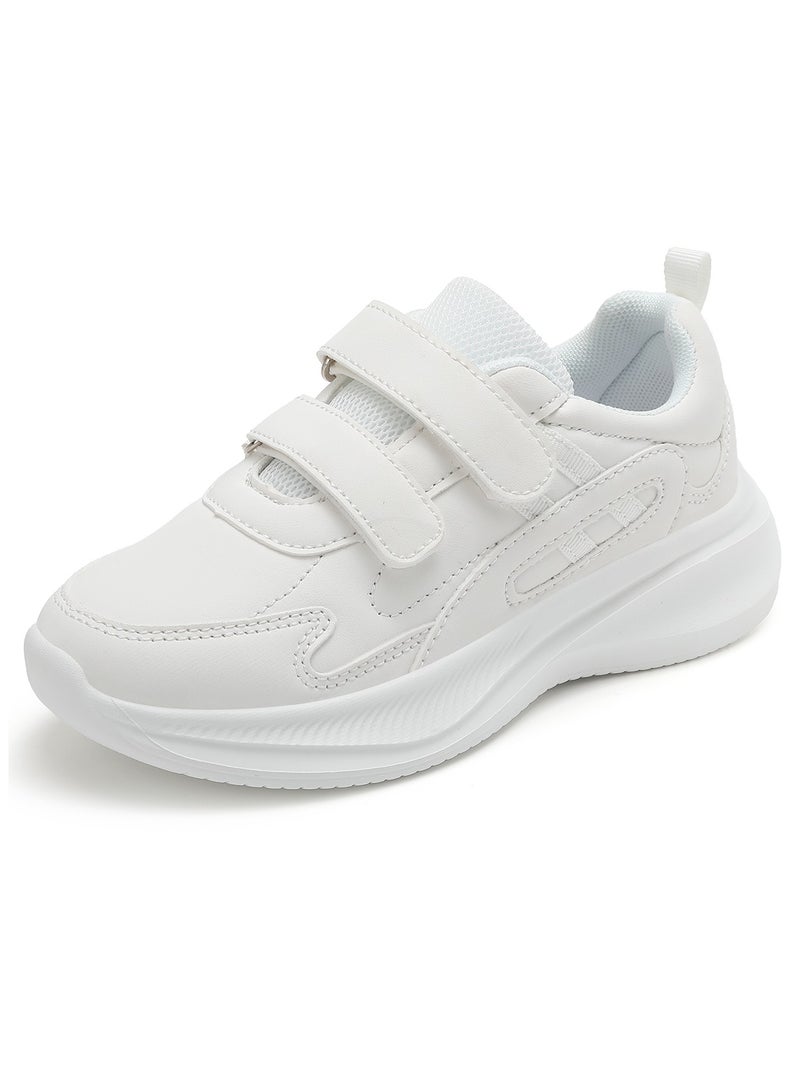 Sky View Boys Girls Sneakers Hook and Loop Kids Sports Shoes Unisex Lightweight Breathable Athletic Running Tennis Fitness School Shoes for Toddler/Little Kid/Big Kid  - Image 1