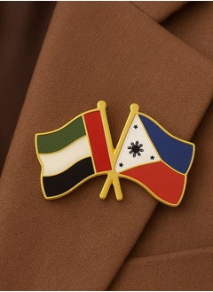 International Uniform L.L.C Philippine UAE Twin Flag Chest Badge  - Image 1