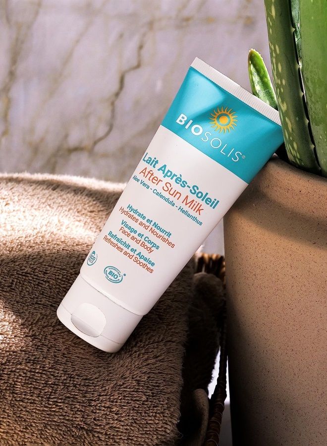 BIOSOLIS After Sun Milk - Softens and Calms Your Skin After Sun Exposure - Soothes and Refreshes Your Face and Body - Creamy and Penetrates the Skin Easily - Ideal for the Whole Family - 5 oz - Image 4