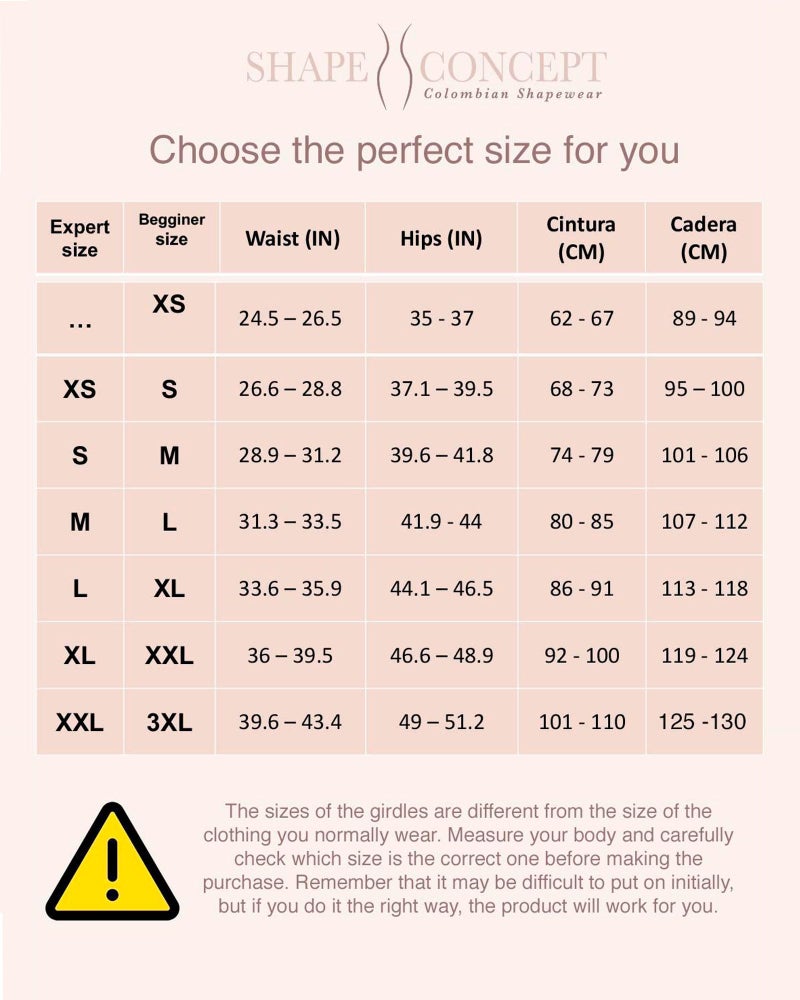 SHAPE CONCEPT 371 Fajas Colombianas Moldeadoras High Compression Full Body Shapewear with Bra Girdle for Women - Image 4