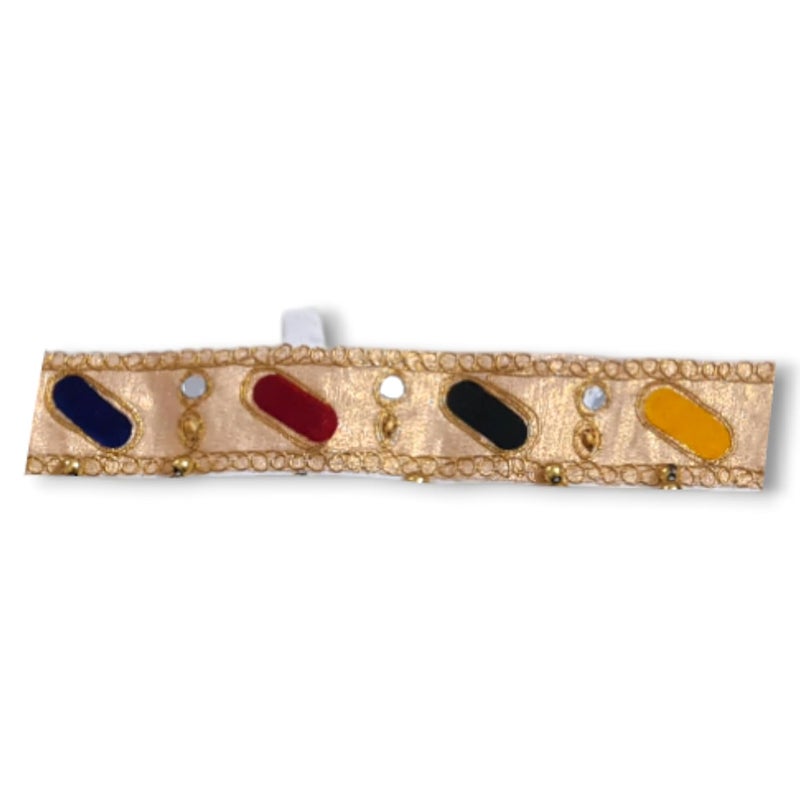 Generic RLSM Torans for Main Door Wall Hanging Bandhanwar for Entrance Door Bandarwal for Festive Decoration for Pooja Home Decor Diwali Temple House Warming and Inauguration Length 36 inches Multicolor  - Image 5