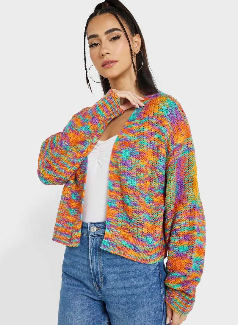 Ginger Multicolor Knitted Cardigan