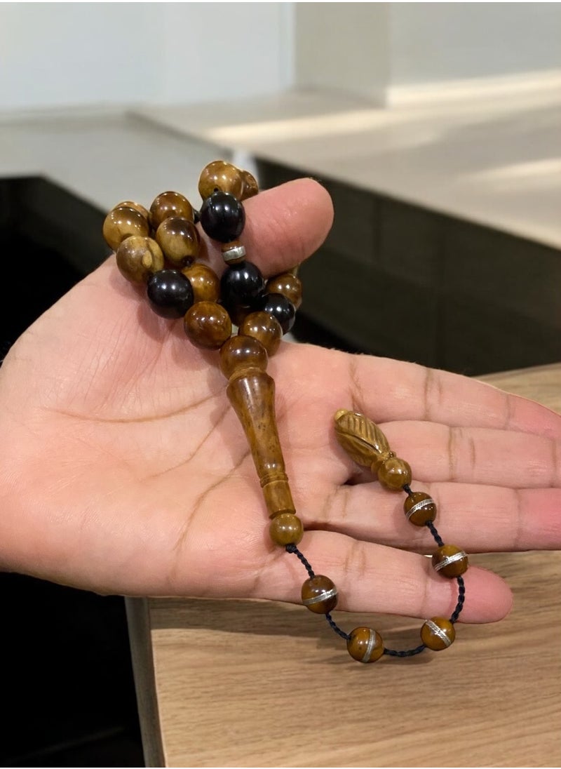 بيرسونال تاتش سبحة رجالية من خشب الكوك عدد الخرز 25 ومقاس الخرز 11.5mm  - Image 5