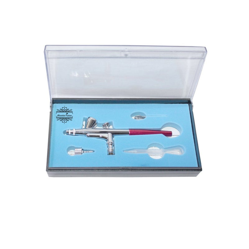 Generic MUMBAI TATTOO SMALL CUP AIRBRUSH 02MM 04MM NOZZLE 136 - Image 1
