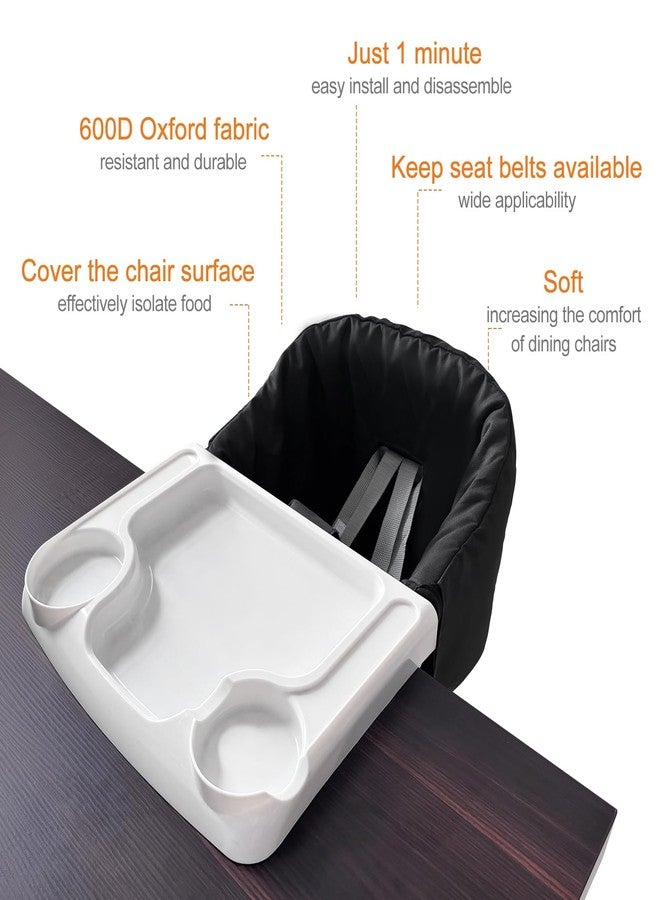 MTWML Cover Compatible for Inglesina Fast Table Chair,Washable Liner for Most Hook On High Chairs,Versatile Clip On High Chairs Accessory,Sturdy and Durable(Excluding The Chair) - Image 3