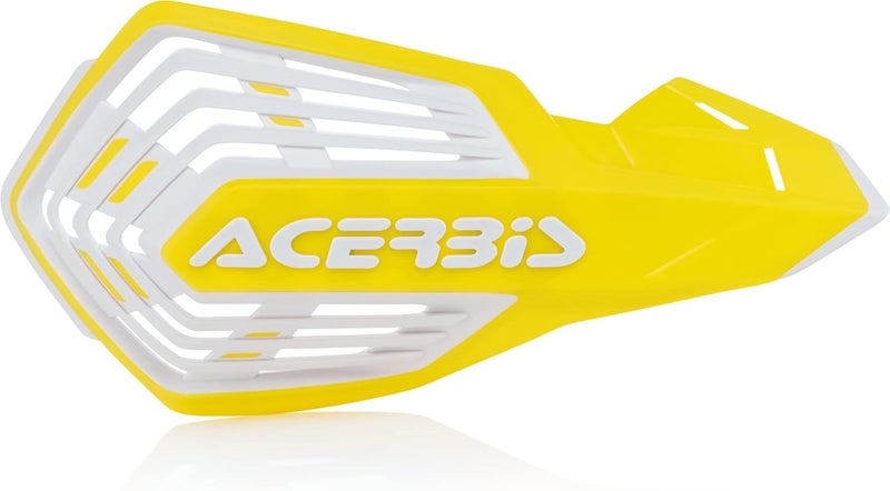 Acerbis X-Future Handguards - Yellow/White (2801961182) - Image 1