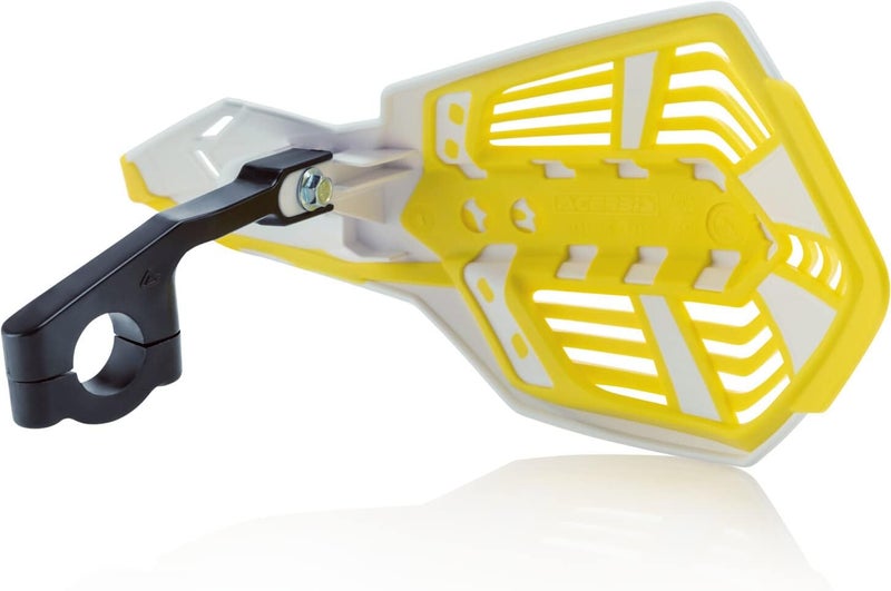 Acerbis X-Future Handguards - Yellow/White (2801961182) - Image 2