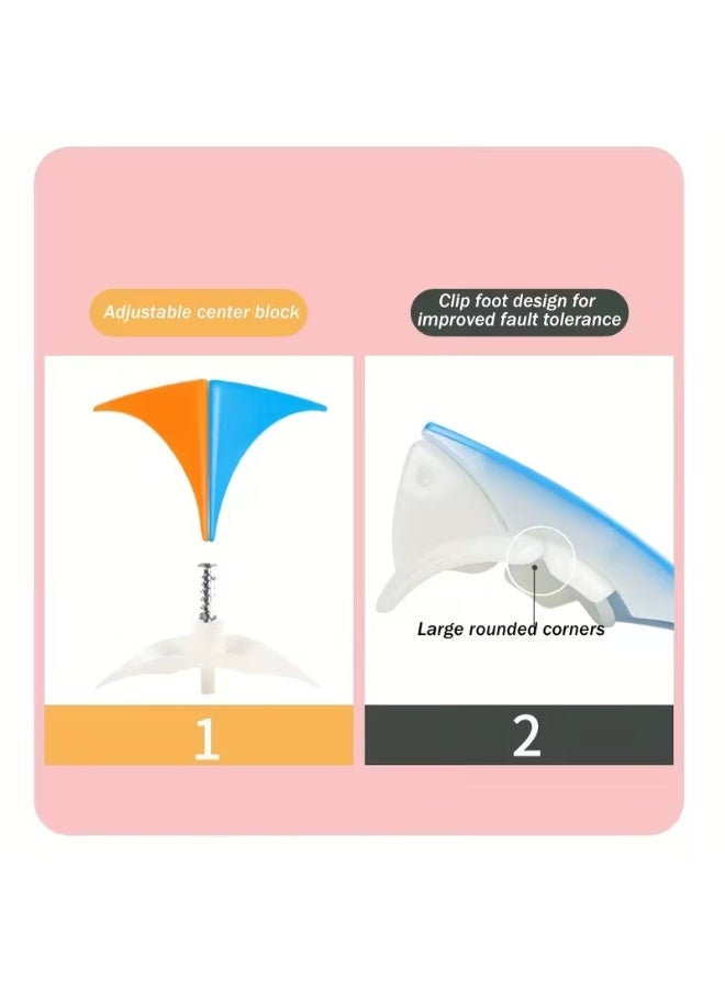 Goolsky مكعب سكيب السرعة بدون ملصقات سكيب أسود مكعب سحري مجموعة ألعاب للأطفال والمراهقين هدية يوم - Image 3