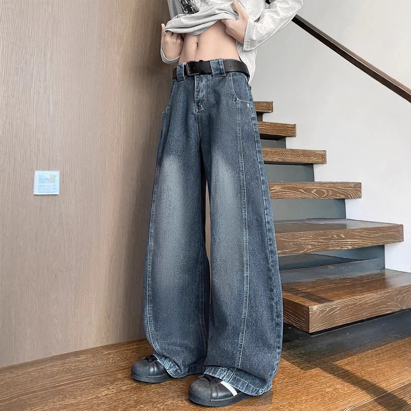 Unisex Casual Daily Denim Jeans - Image 2