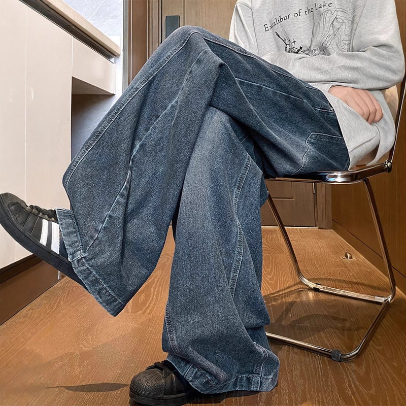 Unisex Casual Daily Denim Jeans - Image 4