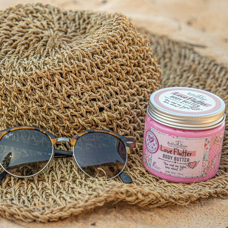 Bella and Bear Bella & Bear Love Flutter Body Butter - Hydrating Cream for Soft, Smooth Skin | Perfect for Stretch Marks & Scars | 6.7oz of Nourishing Love - Image 2