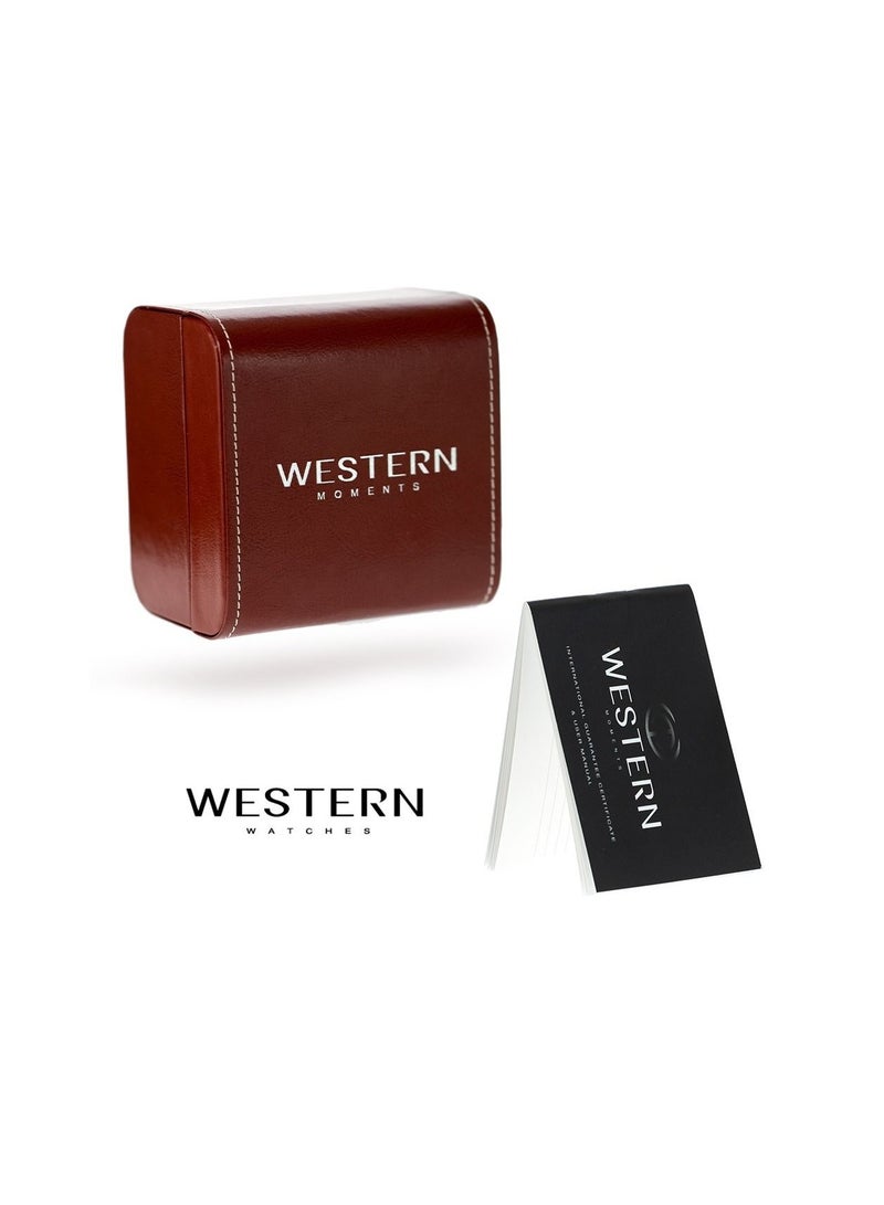 Western Men's Quartz Analogue Stainless-Steel Bracelet Chronograph Watch W8837GSB070C - Image 4