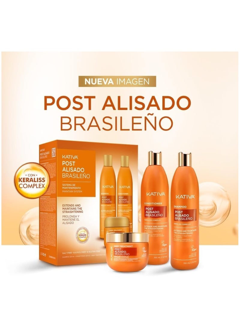 كاتيفا شامبو وبلسم 250 مل علاج عميق يعيد الهيكلة من الداخل ويحافظ على استقامة الشعر ومقاومته - Image 4