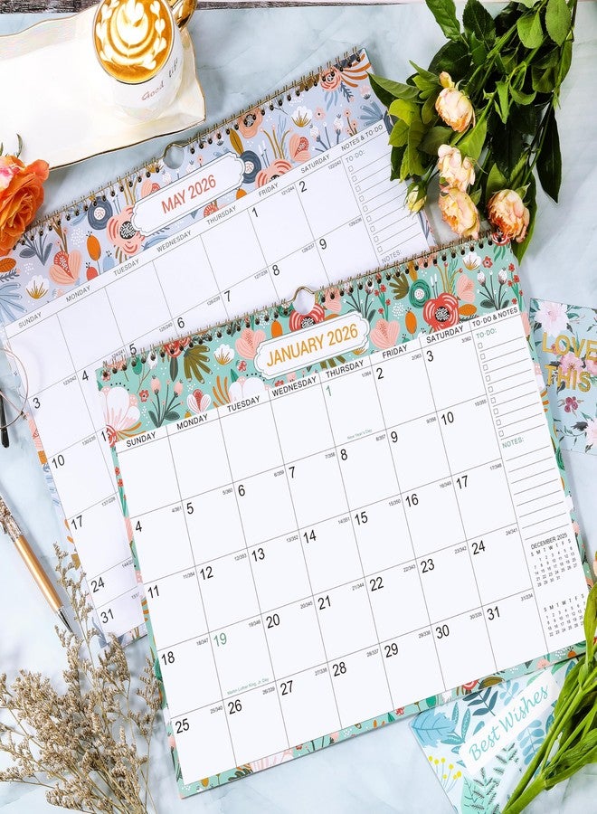 Coboll تقويم 2026، تقويم حائط لمدة 12 شهرًا من يناير 2026 إلى ديسمبر 2026، مقاس 14.8 بوصة × 11.4 بوصة مع التاريخ اليولياني، تقويم 2026 بورق سميك - Image 5