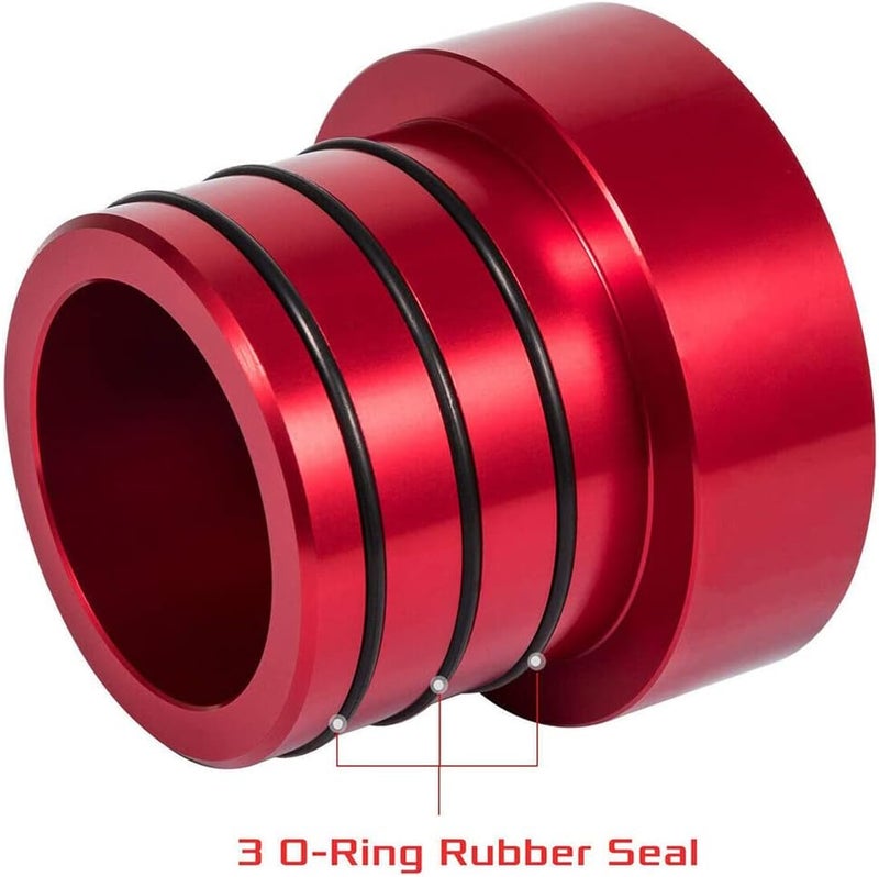 VISVIC Front Axle Tube Seal Pair MG21103 for Jeep Models - 2PCS Red - Image 2